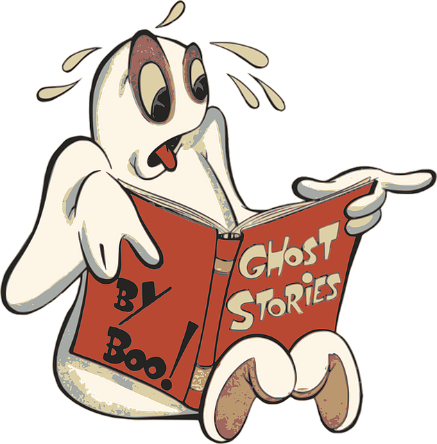 ghost reading a ghost story