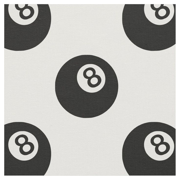 multiple black balls with the number 8 on it in white