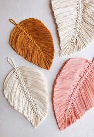 macrame feather