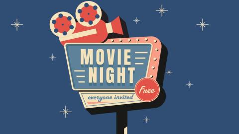 movie night sign