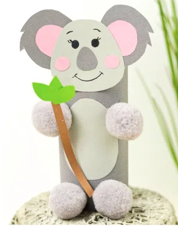 paper tube koala