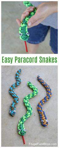 paracord snakes