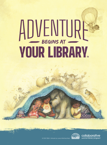 Adventure Begins at Your Library banner