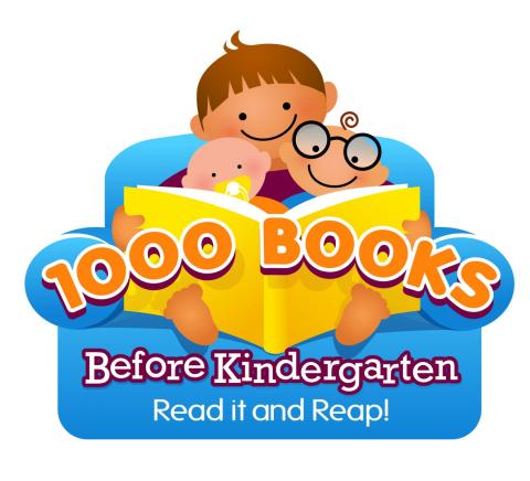 1,000 books before kindergarten logo