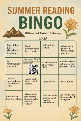 book bingo sheet