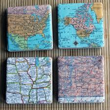 map coasters
