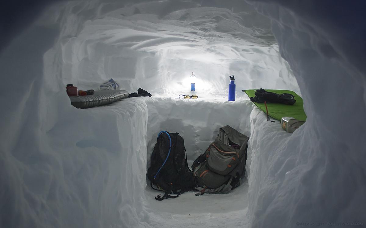 snow cave