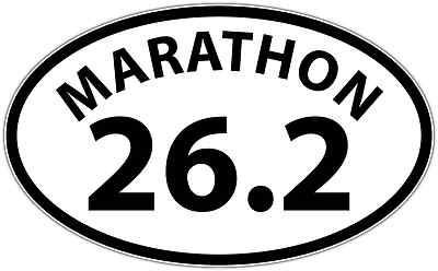 26.2 marathon sticker